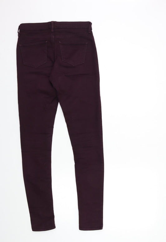 Womens UK Size 26 in Topshop Regular Fit Skinny Red Jeans