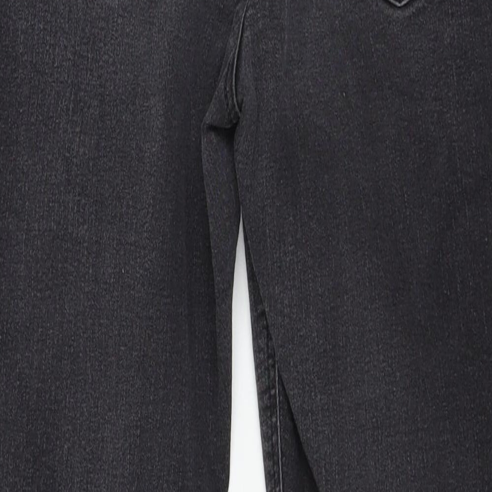 Topshop Womens Grey Denim Skinny Jeans Size 28 in L28 in