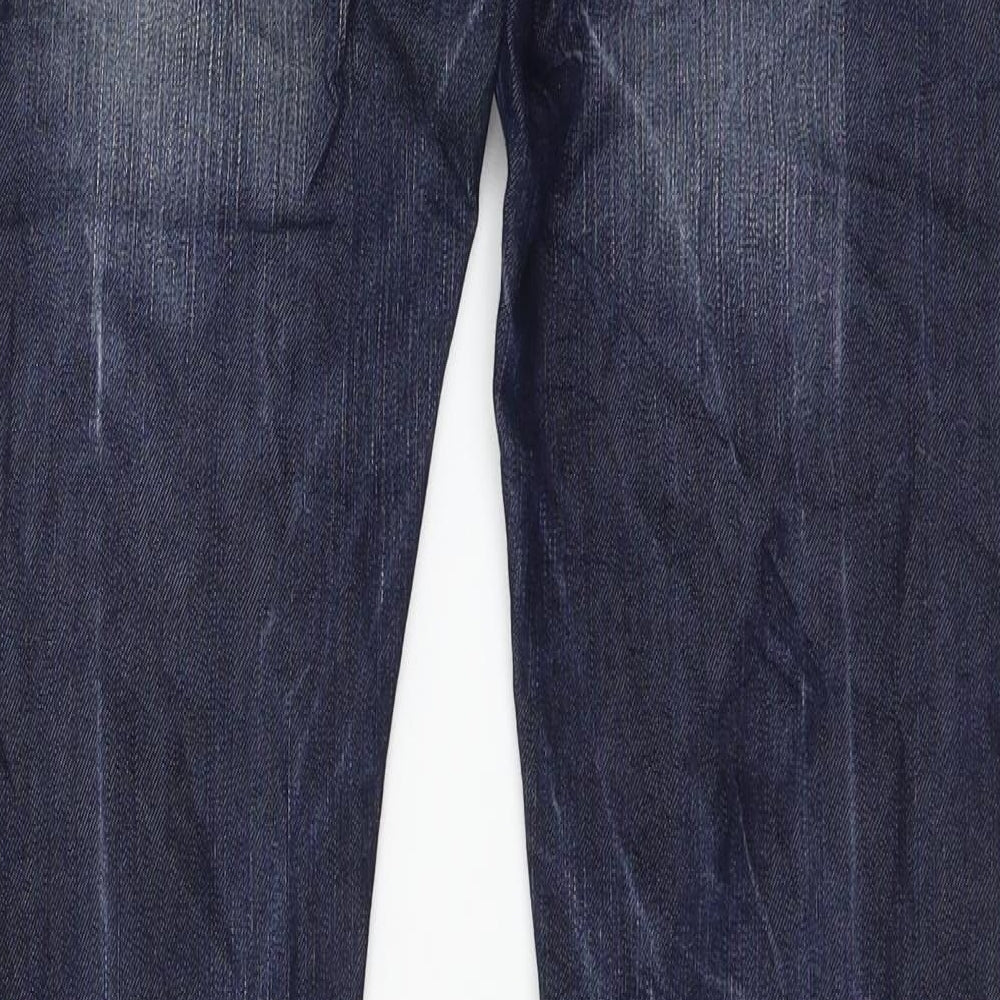 Mens UK Size 27 in thegooll Regular Fit Skinny Blue Jeans
