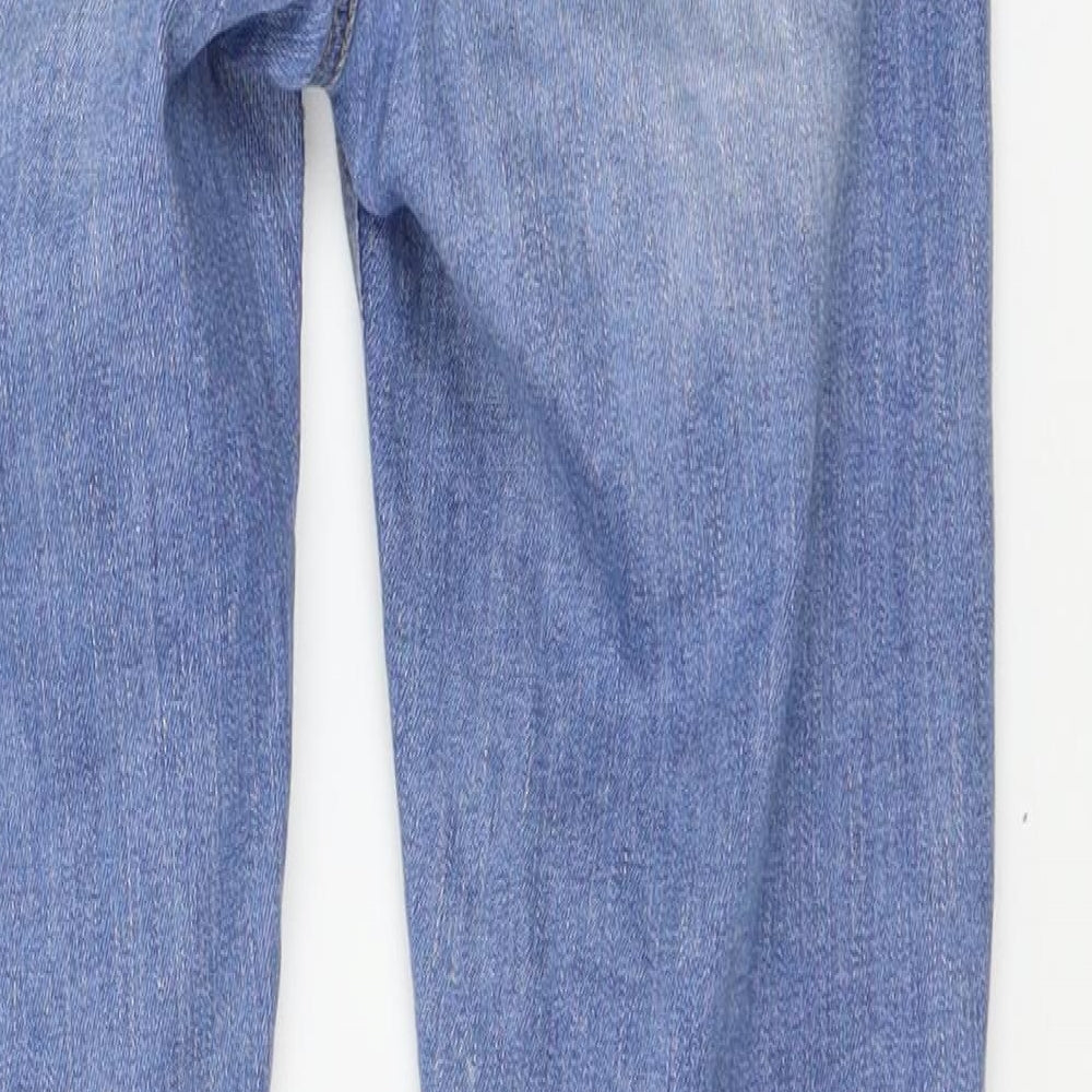 Denim & Co. Womens Blue Denim Skinny Jeans Size 8 L27 in