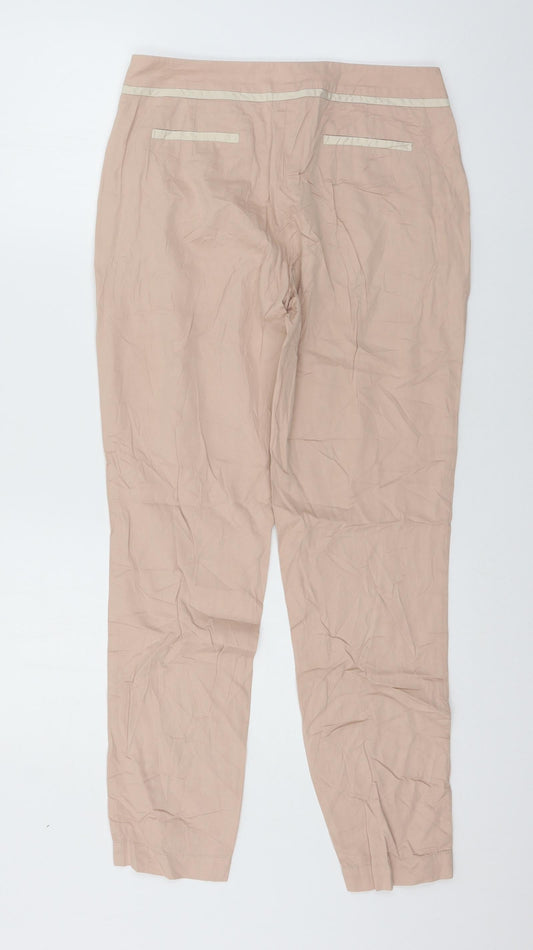 Womens UK Size 8 Solar Regular Fit Pink Trousers