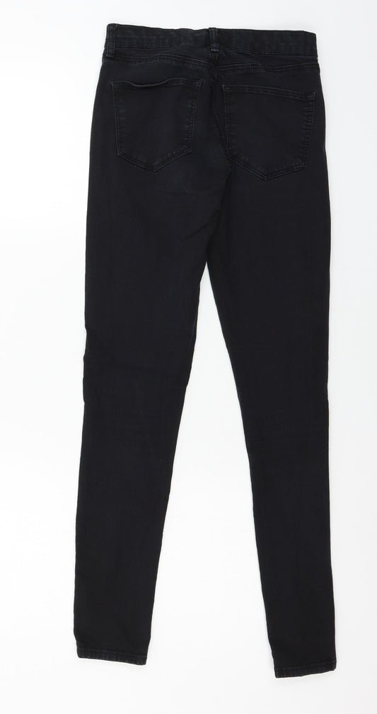 Womens UK Size 26 in Topshop Regular Fit Skinny Black Jeans