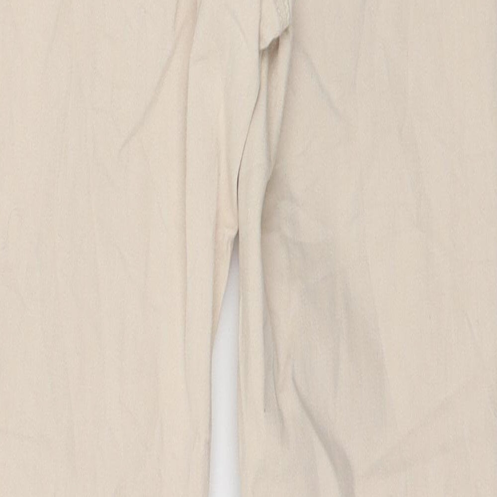 Zara Womens Pink Denim Skinny Jeans Size 10 L27 in