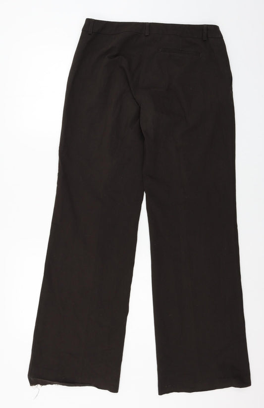 Yessica Womens Brown Trousers Size 14 L31 in