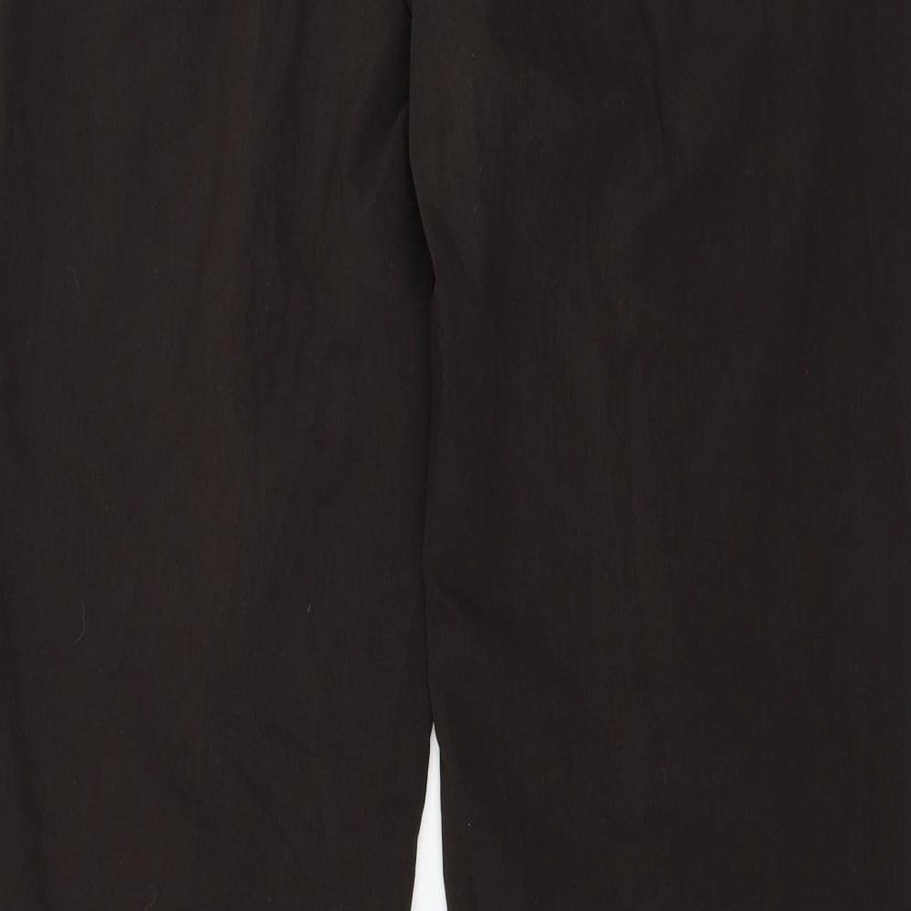 Yessica Womens Brown Trousers Size 14 L31 in
