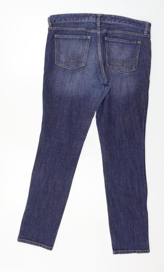 Gap Womens Blue Denim Skinny Jeans Size 34 in L29 in
