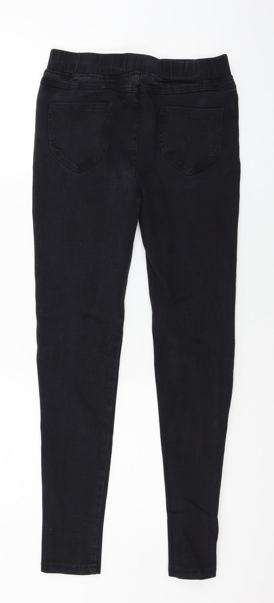 H&M Girls Black Denim Jegging Jeans Size XL
