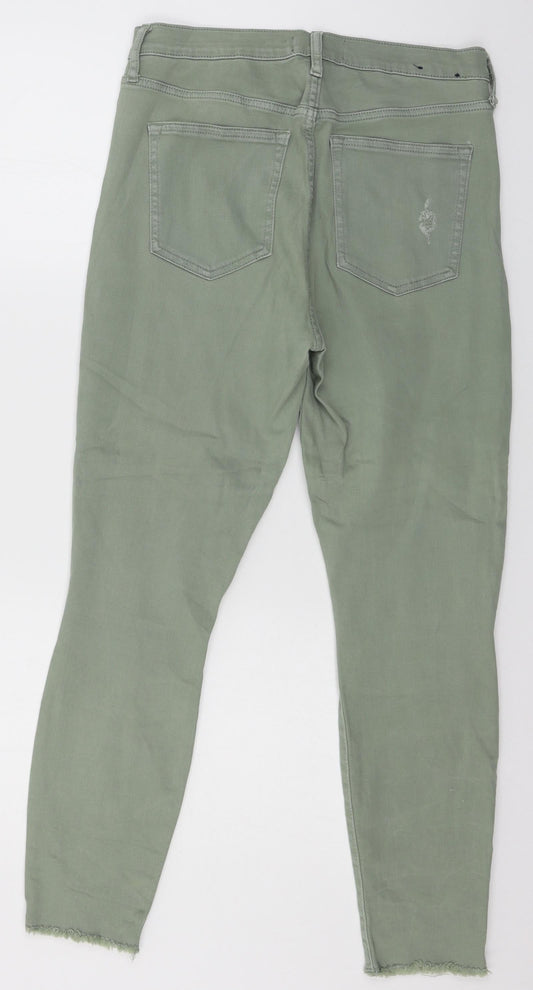 Gap Womens Green Denim Skinny Jeans Size 29 in L26 in
