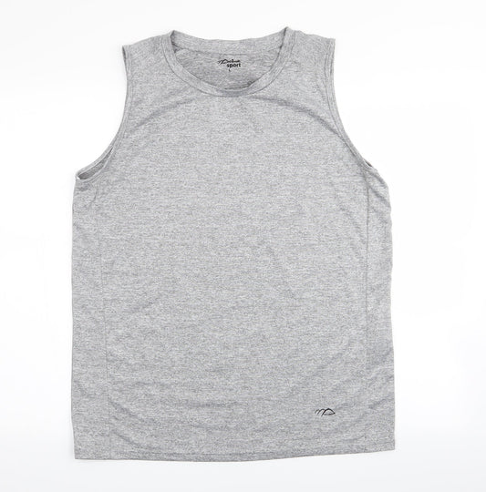 native sport Mens Grey Basic Tank Size L