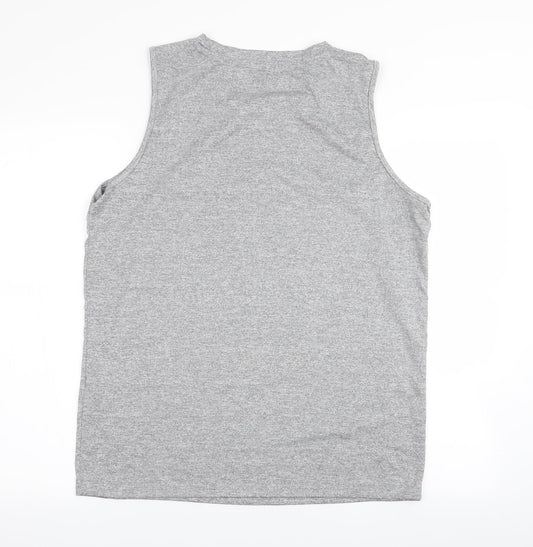 native sport Mens Grey Basic Tank Size L