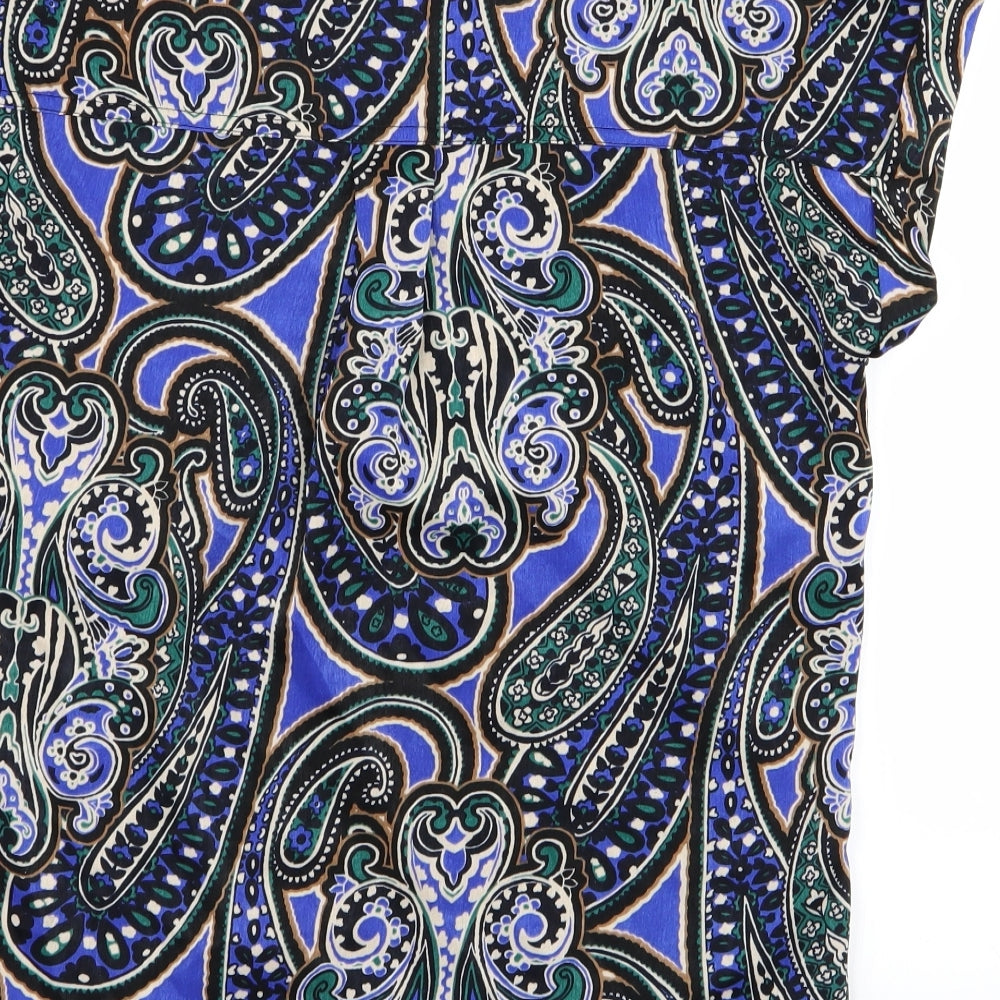 Womens UK Size 8 NEXT Multicoloured Basic Blouse
