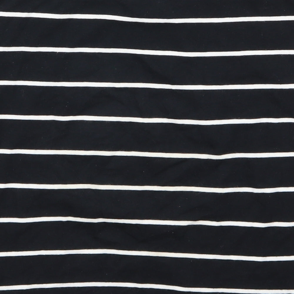 New Look Womens Multicoloured Striped A-Line Skirt Size 8 - Stretch waistband