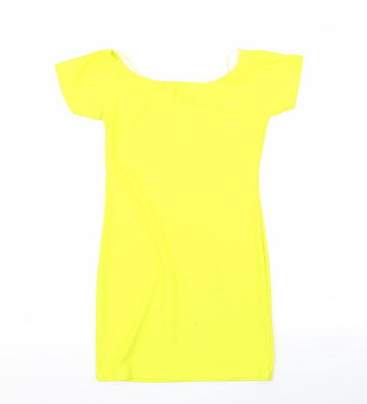 Cameo Rose Womens Yellow A-Line Size 12
