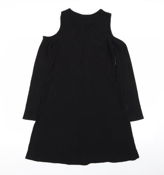 Boohoo Womens Black Fit & Flare Size 8