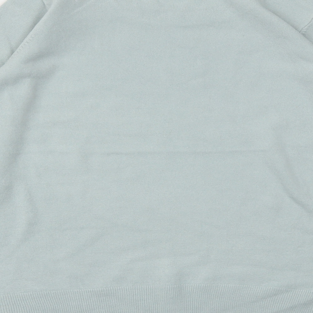 Womens UK Size 12 M&Co Blue Pullover Jumper