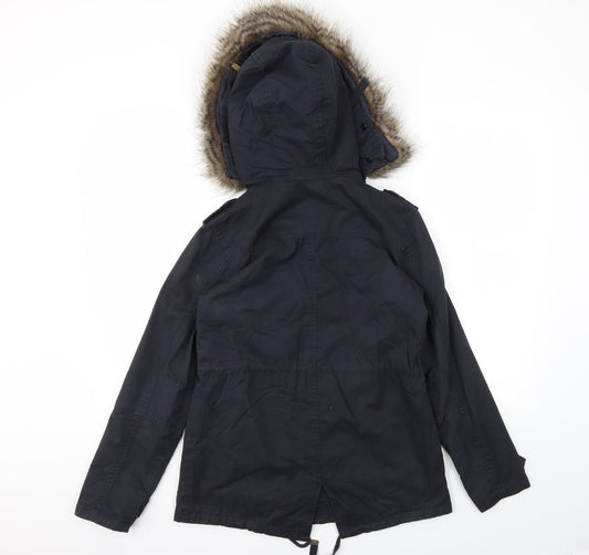 NEW LOOK Womens Black Jacket Coat Size 8