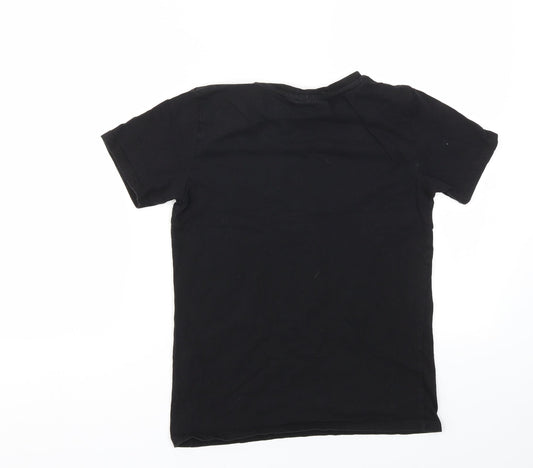 Primark Boys Black Basic T-Shirt Size 2XS
