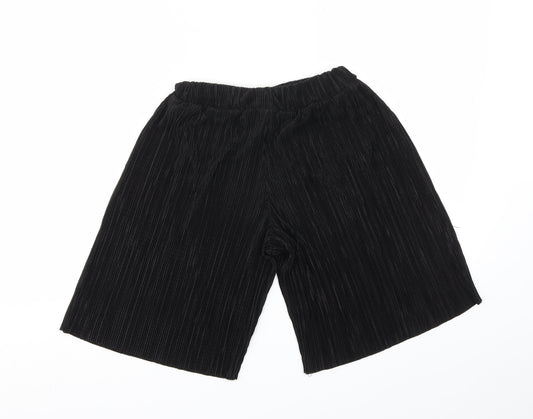 NEXT Girls Black Cut-Off Shorts Size 4 Years