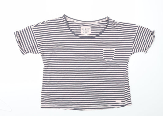 Womens UK Size 14 Debenhams Multicoloured Basic T-Shirt