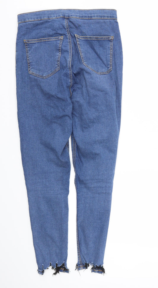 Womens UK Size 30 Topshop Regular Fit Skinny Blue Jeans