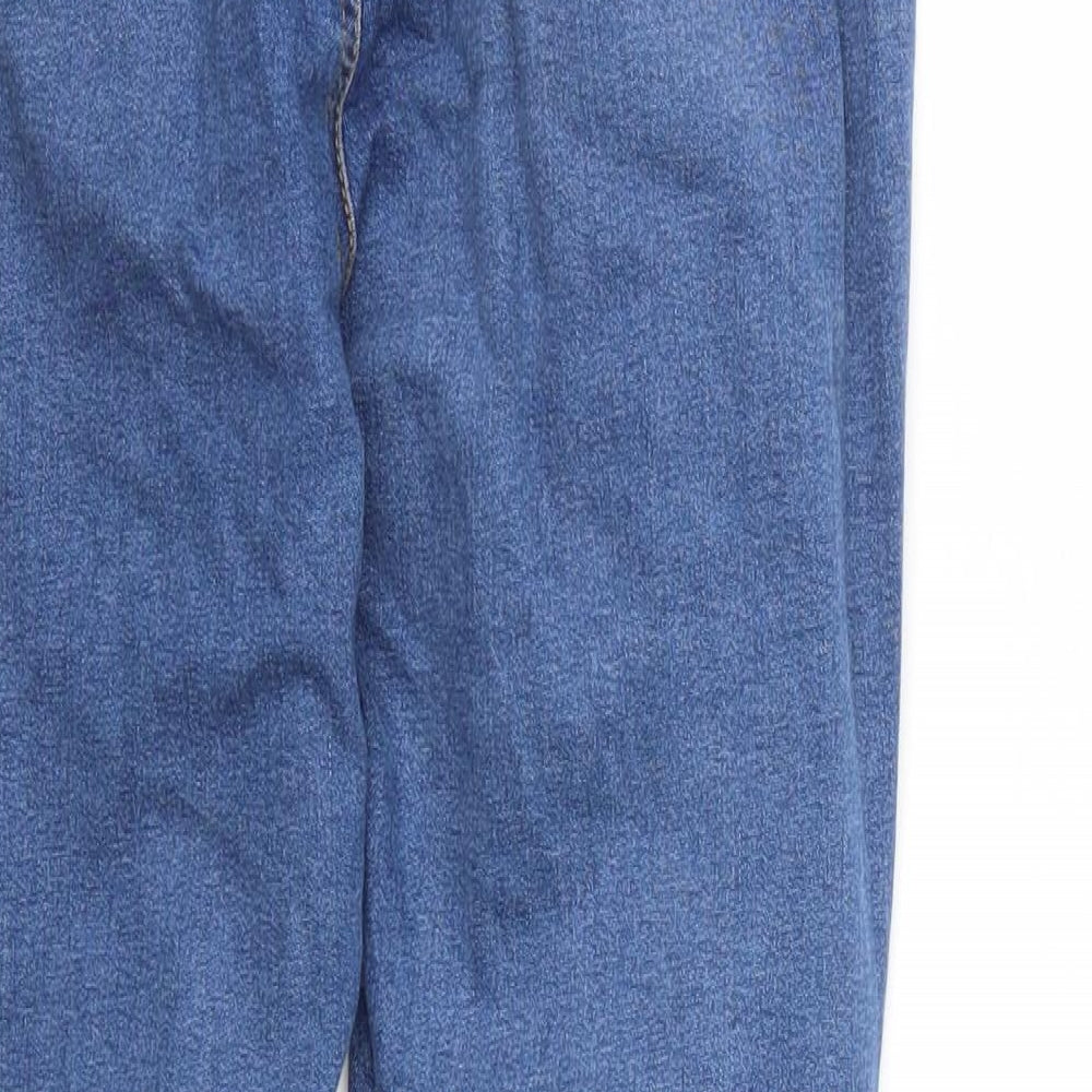 Topshop Womens Blue Skinny Jeans Size 30 L30 in
