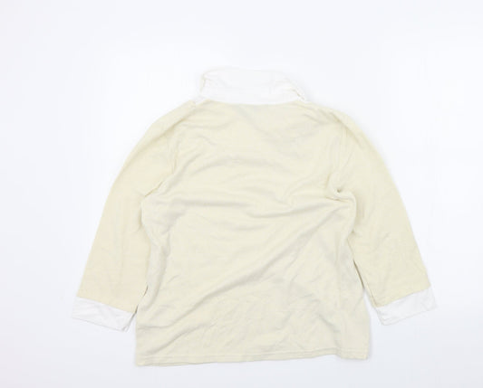 Womens UK Size 10 Bonmarché Beige Pullover Jumper