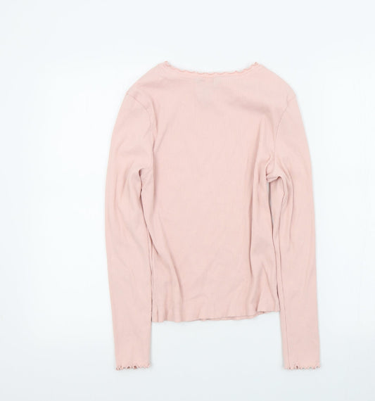 Womens UK Size 12 New Look Pink Pullover Jumper