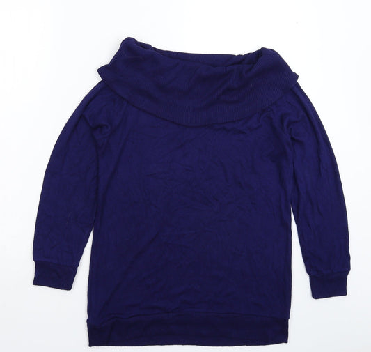 Womens UK Size 10 Very Blue Pullover Jumper