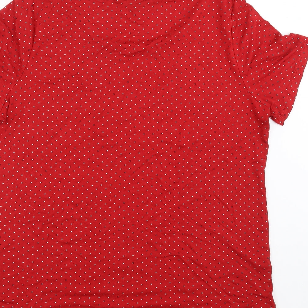 Womens UK Size 12 Love tees Red Basic T-Shirt