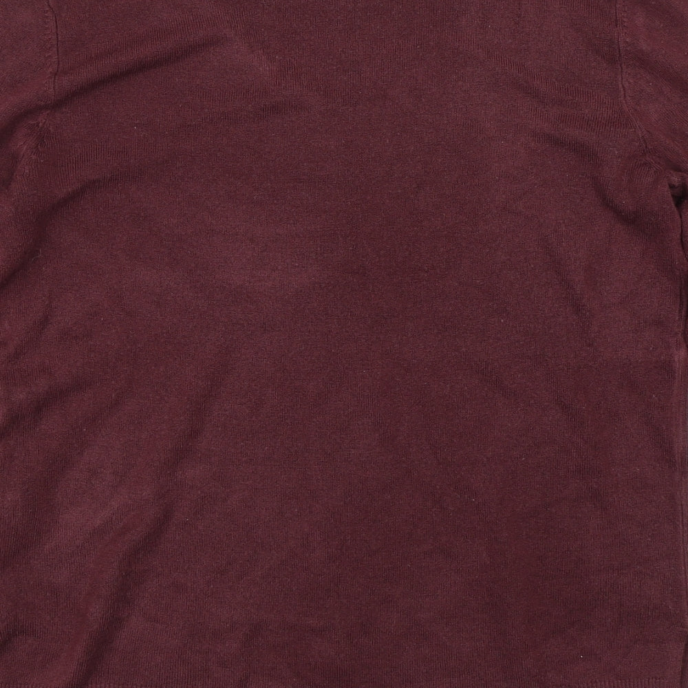 Primark Womens Purple Striped Pullover Jumper Size S