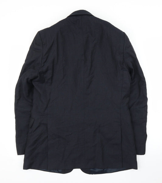 Hammond Mens Blue Jacket Suit Jacket Size 40