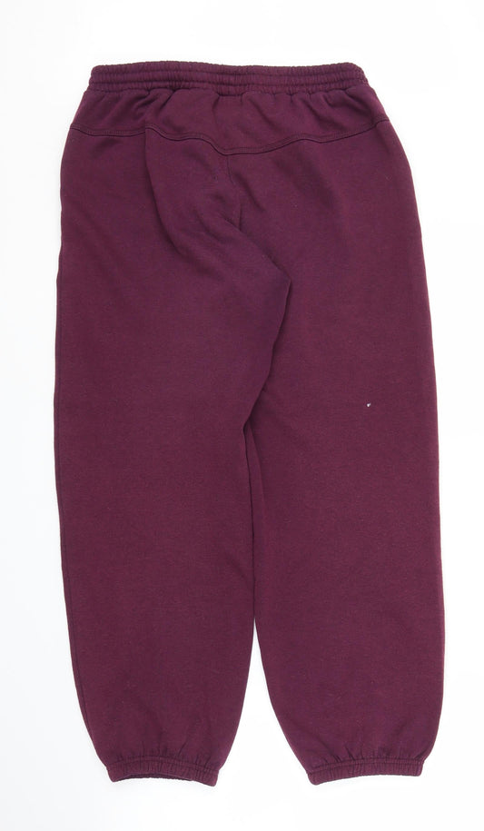 LA Gear Womens Purple Sweatpants Trousers Size 12 L26 in