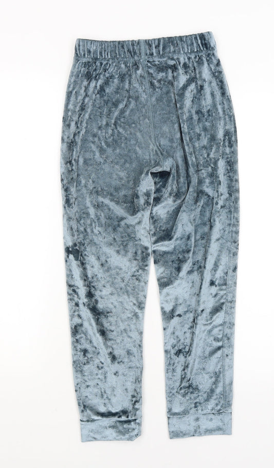 NEXT Girls Blue Jogger Trousers Size 9 Years
