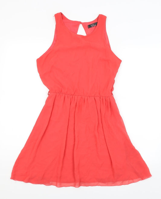 Rare Womens Red Fit & Flare Size 10