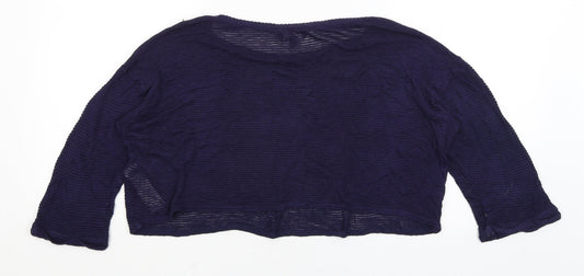 New Look Girls Blue Cropped T-Shirt Size 12-13 Years
