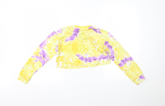 SheIn Girls Multicoloured Cropped Blouse Size 10 Years