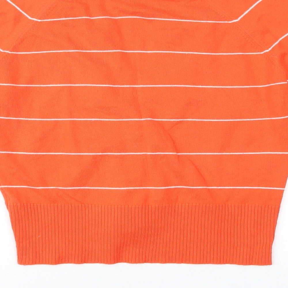 Womens UK Size 8 H&M Orange Cardigan Jumper