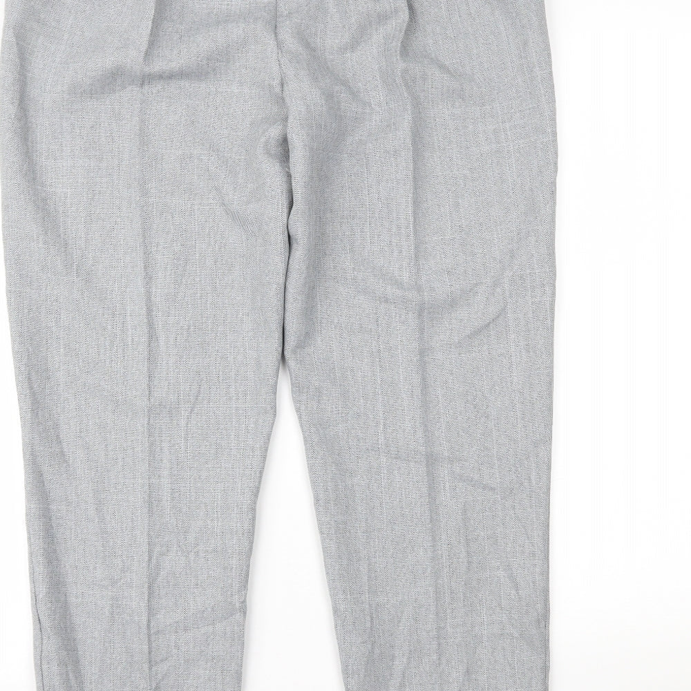 Autonomy Womens Grey Trousers Size 16 L23 in