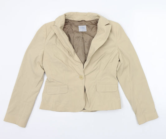 Womens UK Size 12 Oasis Regular Beige Blazer