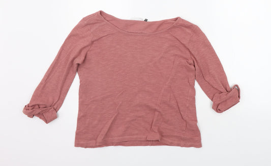 Womens UK Size M Only Beige Basic T-Shirt