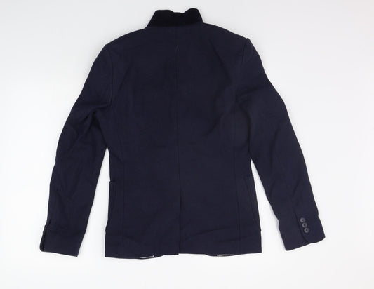Noak Womens Blue Jacket Suit Jacket Size 8