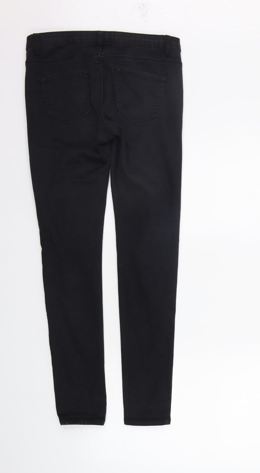 Womens UK Size 10 deniem co Regular Fit Jegging Black Jeans