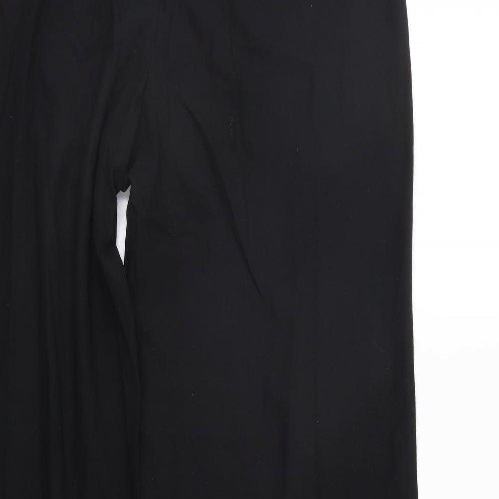 Womens UK Size 14 Marks and Spencer Regular Fit Black Trousers