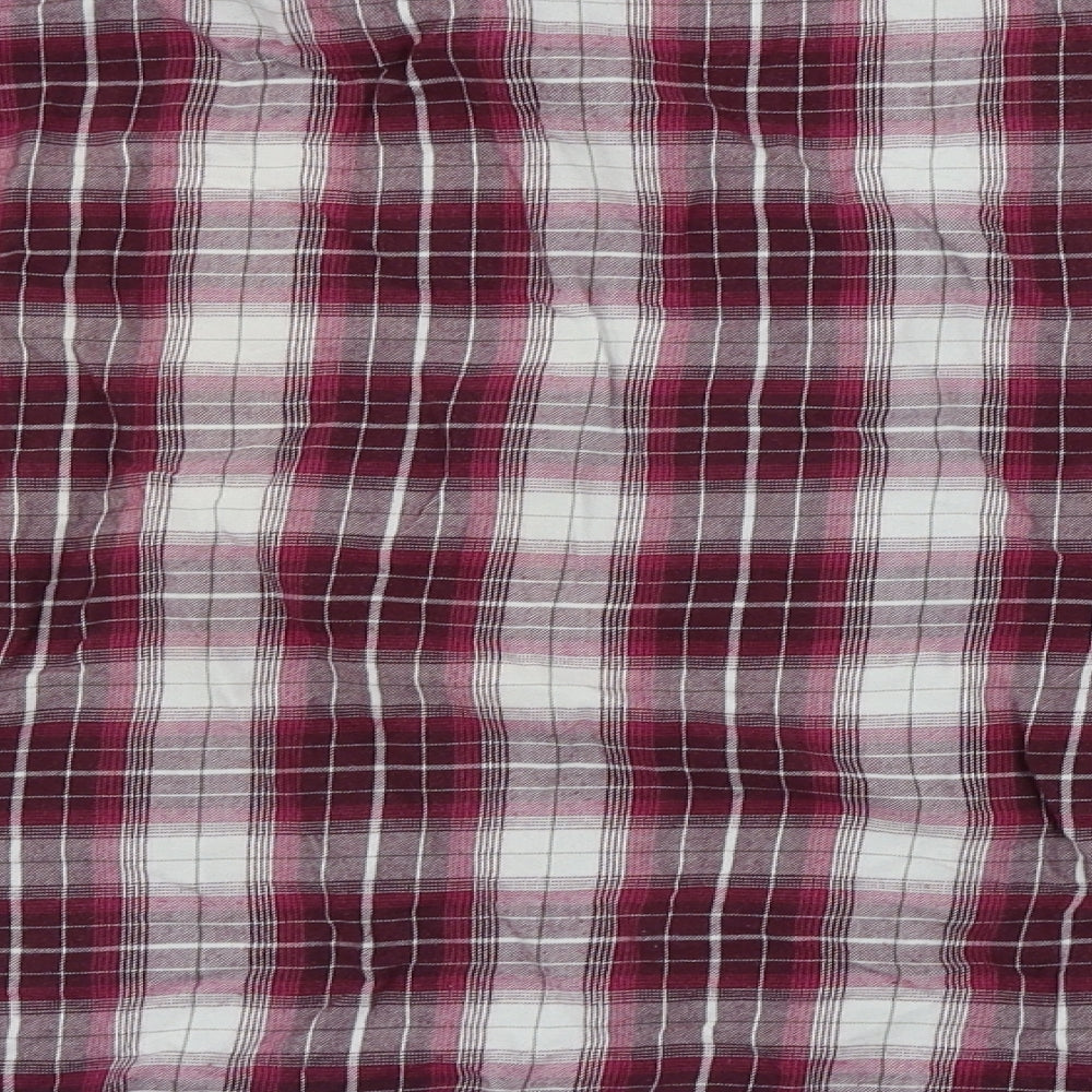 Womens UK Size 12 Marks and Spencer Purple Basic Button-Up