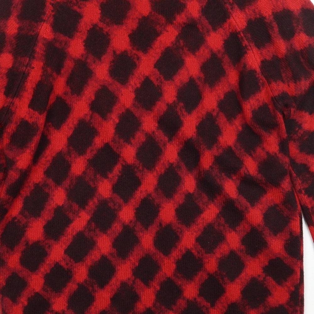 Womens UK Size 10 Marks and Spencer Red Pullover Jumper