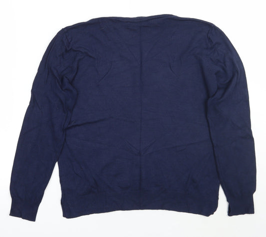 George Womens Blue Pullover Jumper Size 14