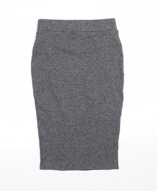 NEXT Womens Grey   A-Line Skirt Size 8