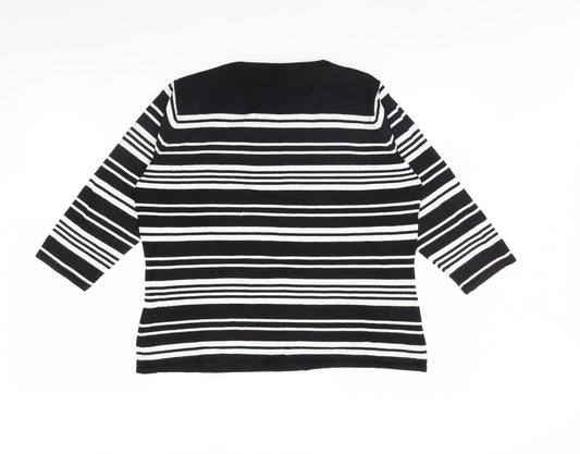 Womens UK Size 18 Berketex Black Pullover Jumper