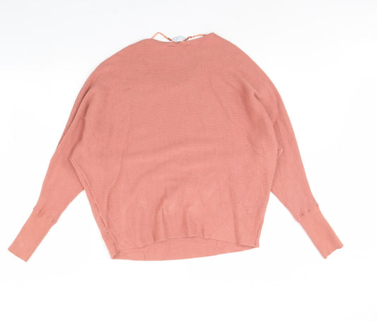 Primark Womens Pink Pullover Jumper Size L