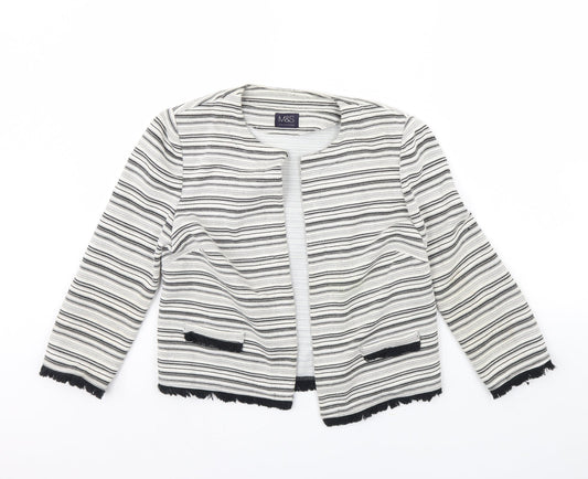 Womens UK Size 10 m&s Ivory Jacket